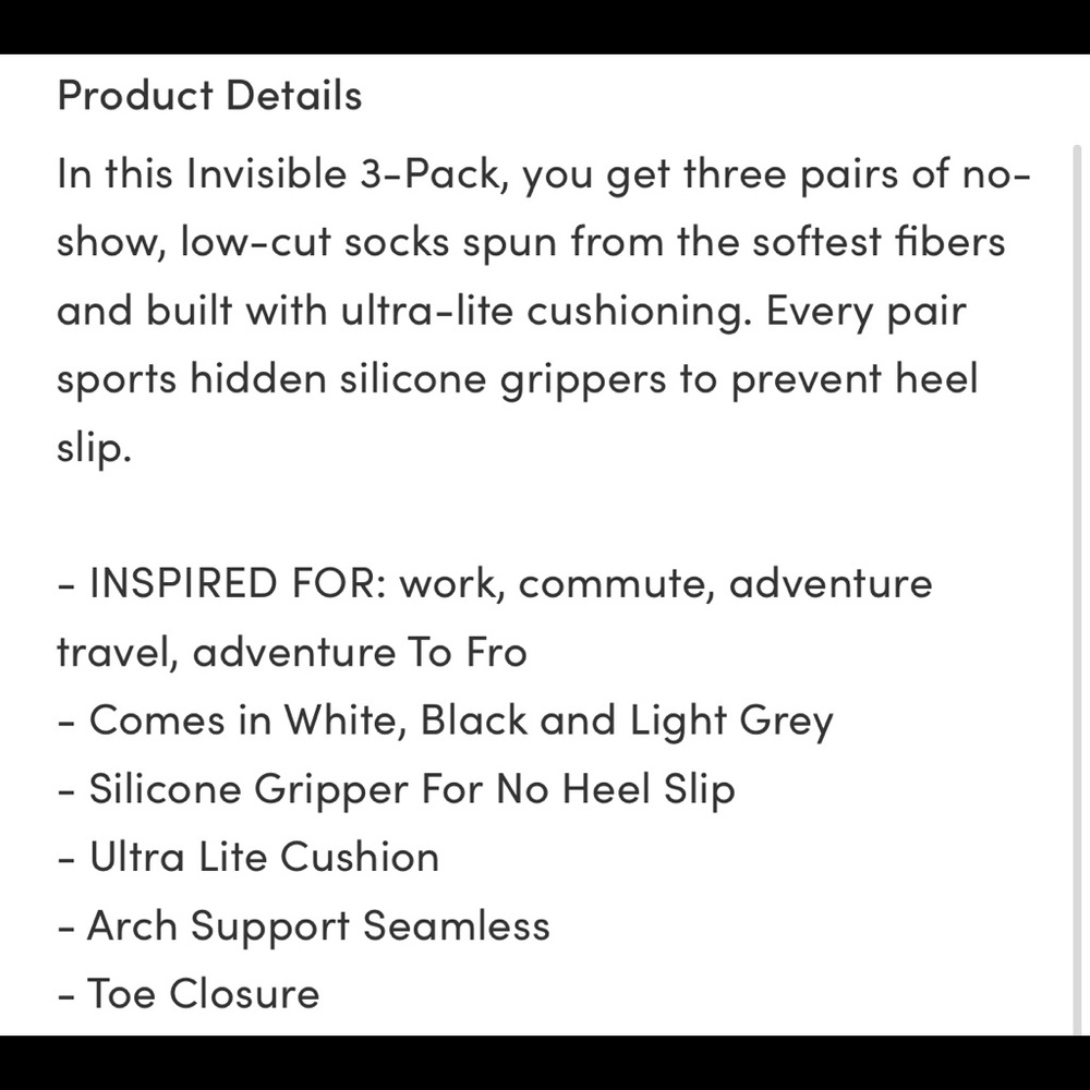 Stance - Super Invisible 3 Pack - Picture 6 of 7